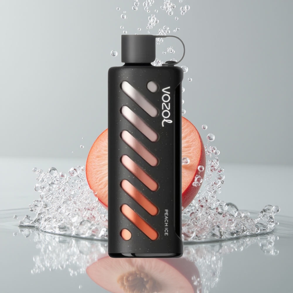 VOZOL Gear Shisha 25000 Pufov Dual Mesh Broskyňa Ľad