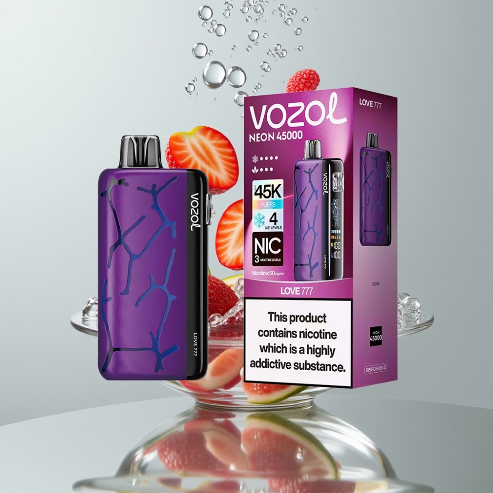 Vozol Neon 45K 45000 Puffs Adjustable Ice Airflow Láskavá 777