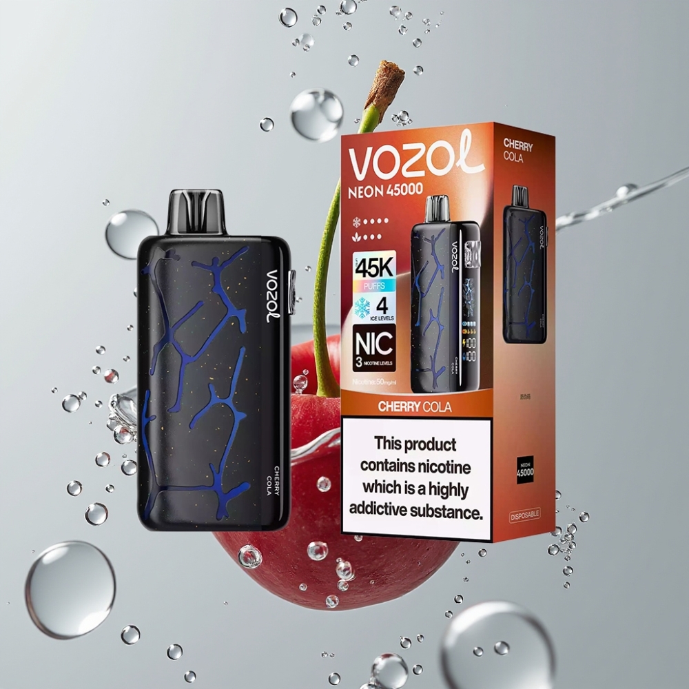 Vozol Neon 45K 45000 Puffs Cherry Cola Adjustable Ice Airflow