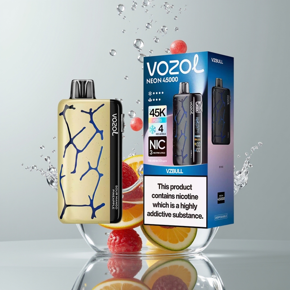 Vozol Neon 45K 45000 Puffs VZbull 4 Ice 3 Airflow vape wholesale Slovakia