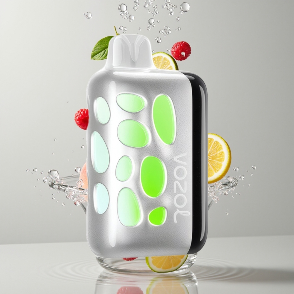 VOZOL RAVE 40000 Broskýňa Malina Limonáda Vibrant Glow Design Beat-Synced Party Mode