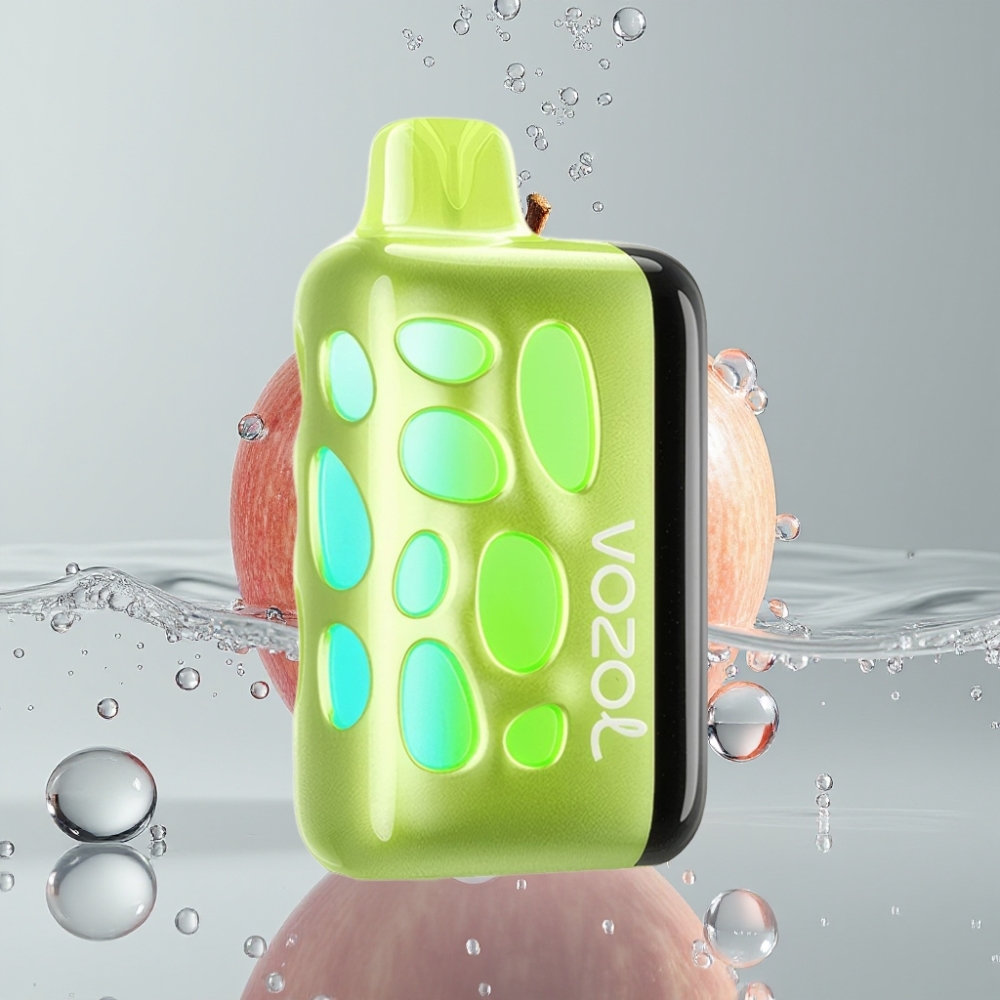 VOZOL RAVE 40000 Disposable Vape Dvojité jablko s Beat-Synced Party Mode a 1000mAh Batériou