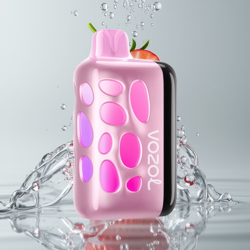 VOZOL RAVE 40000 Disposable Vape Jahodový ľad s 270° Vibrant Glow Design a 1000mAh Batéria