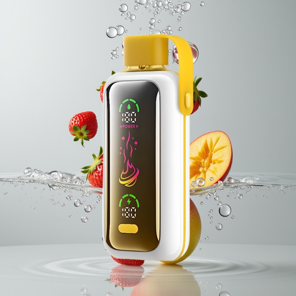 VOZOL Star 20000 Puffs Dual Mesh Jahodovo-Mangový 2.2" HD Zrkadlový Displej