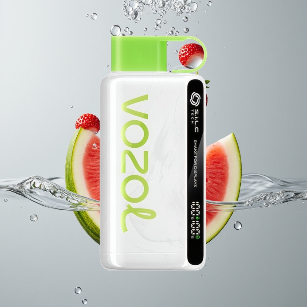 VOZOL STAR 9000/12000 Disposable Vape Jahoda Melón Shake Display S.i.L.C TECH