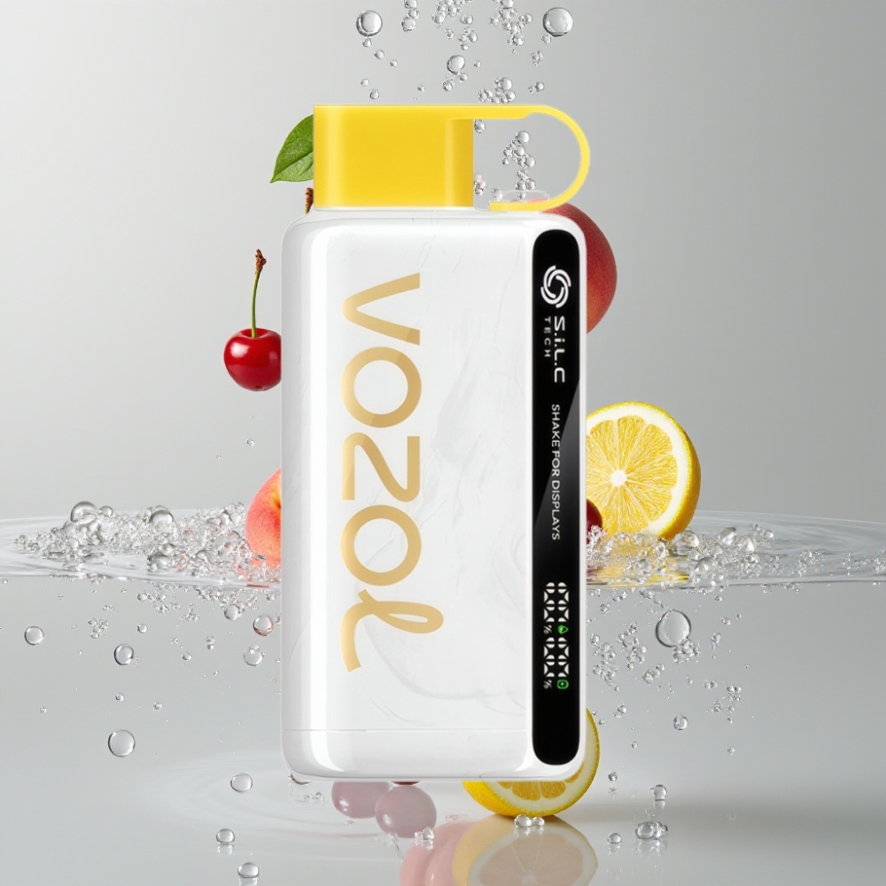VOZOL STAR 9000/12000 Disposable Vape Čerešňa Broskyňa Limonáda S.i.L.C TECH 30% rýchlejšie nabíjanie